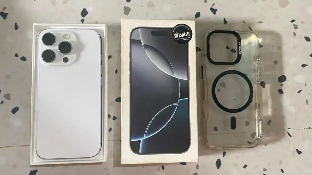 Jual iphone 16 pro 128 garansi IBOX ON sampai Oktober 2026