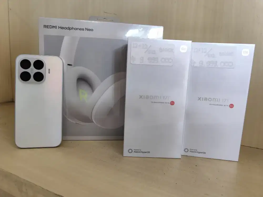 Xiaomi 17T Series Promo Juni GRATIS REDMI HEADPHONE NEO SENILAI 1.5JT