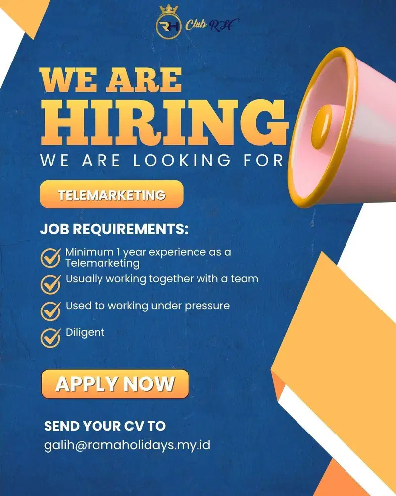 Dibutuhkan Telemarketing Perhotelan