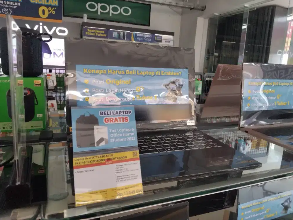 Laptop Acer A715 8 512gb intel core i5