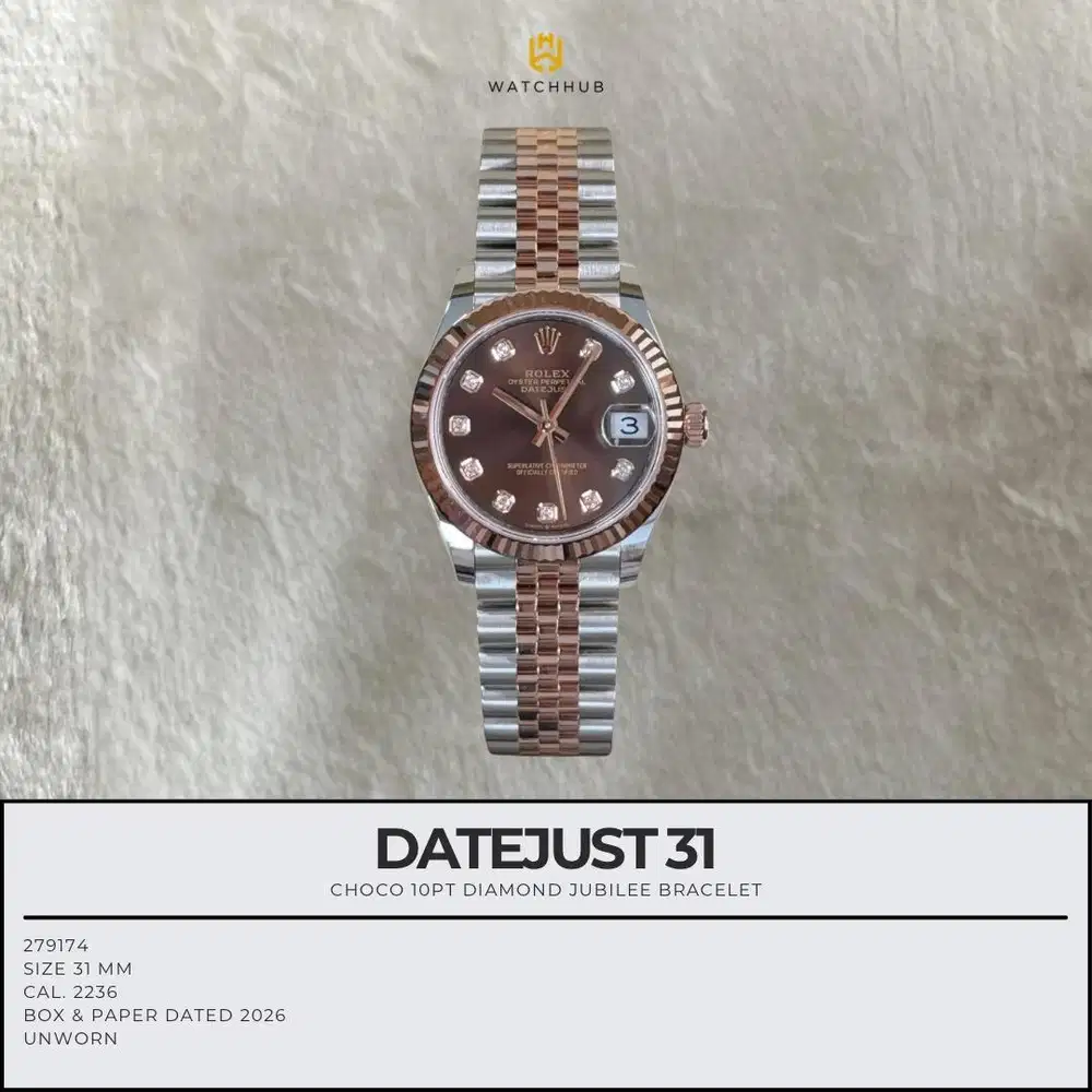 Rolex Datejust 31 Choco 10PT 279174