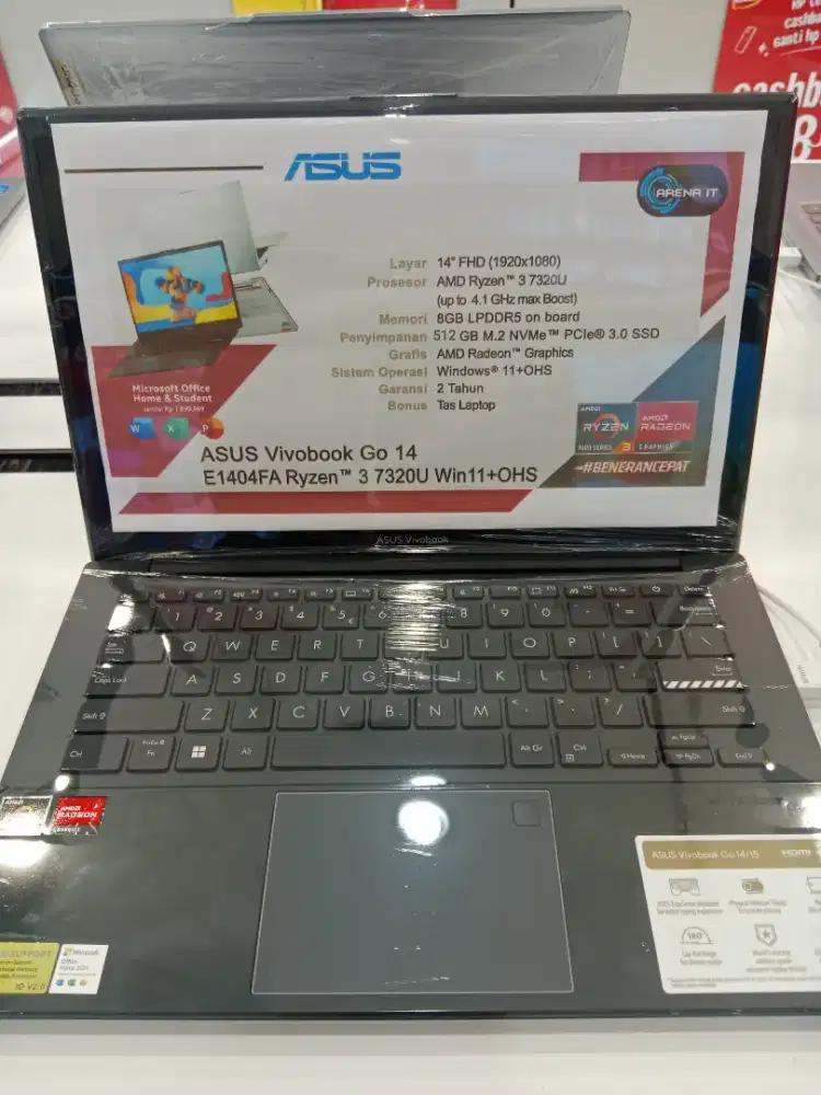 JUAL LAPTOP ASUS E1404FA-FHD3851M