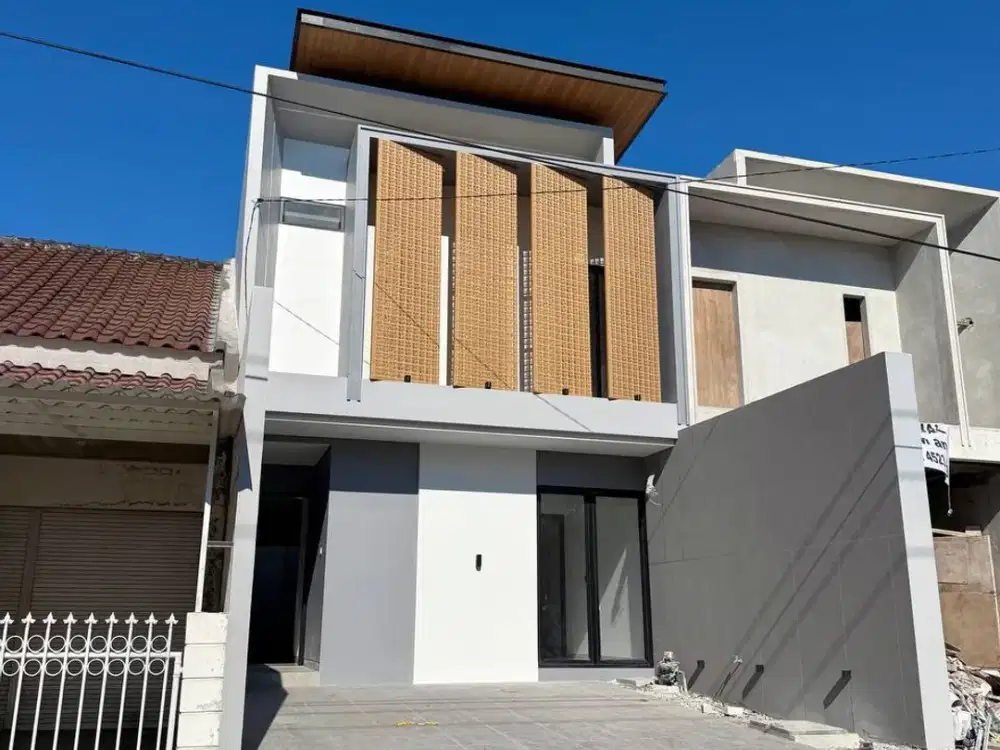 DIjual rumah baru modern panjang jiwo permai dekat Ubaya