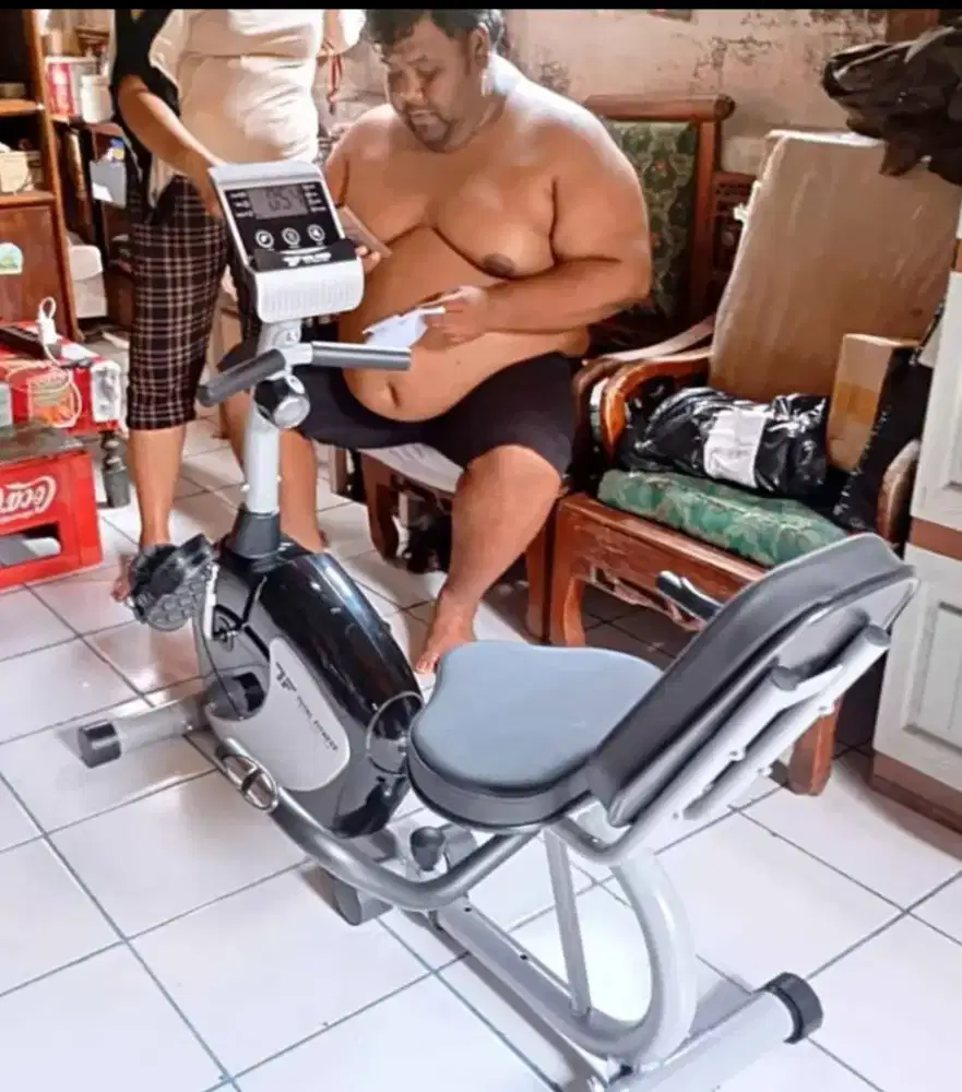 SEPEDA STATIS BANTU TERAPI/OLAH RAGA RECUMBENT BIKE TL 8570