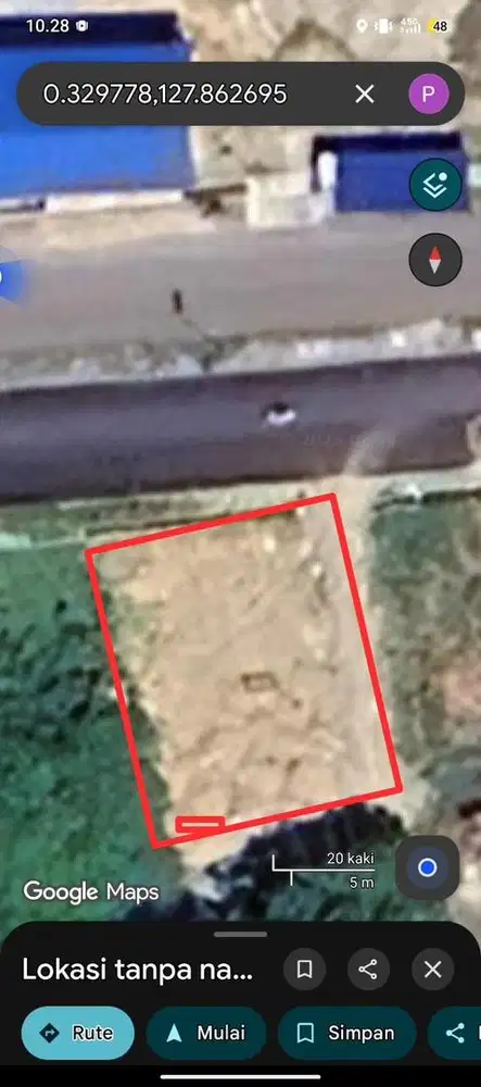 Dijual tanah strategis Rp. 500.000.000,-