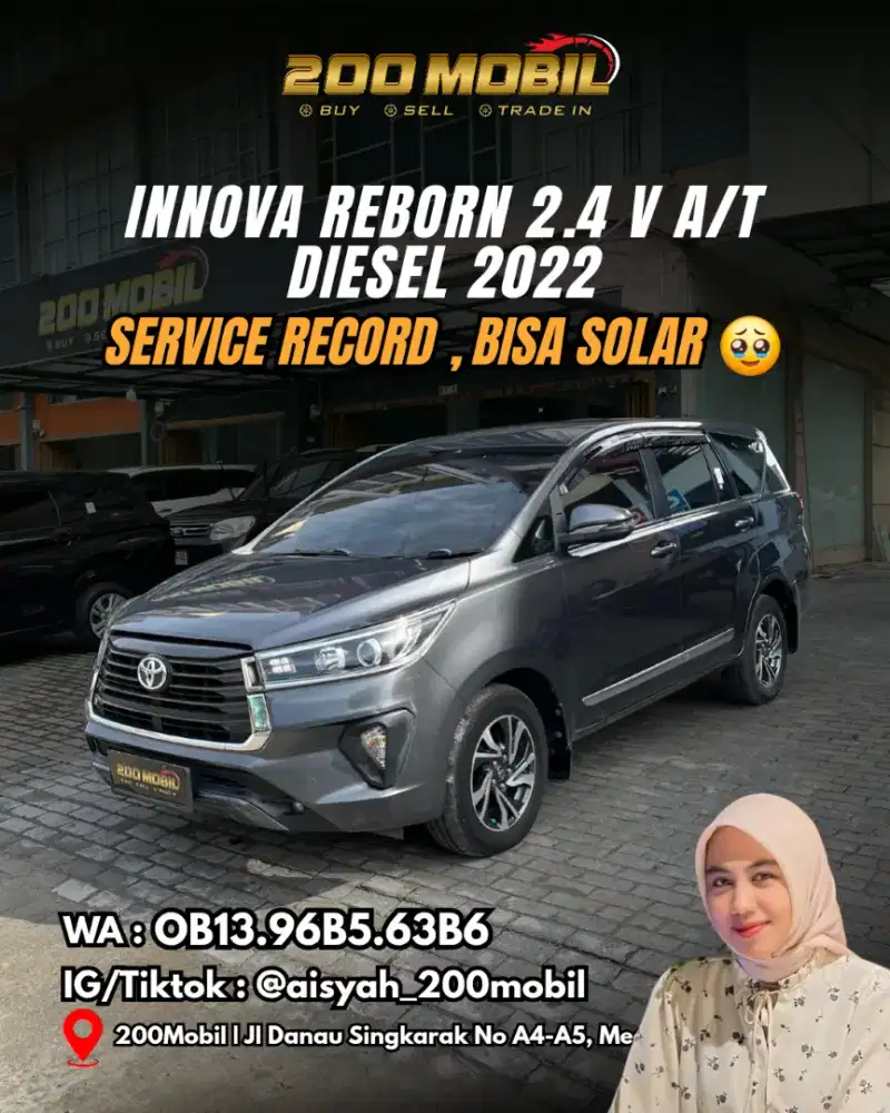 Toyota Innova Reborn 2.4 V A/T 2022 Diesel