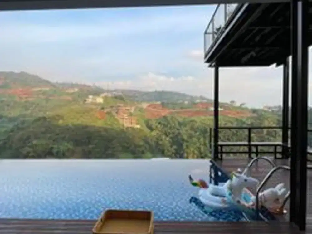Villa Mewah Lingkungan Eksklusif Ada Kolam Renang View Asri Bandung