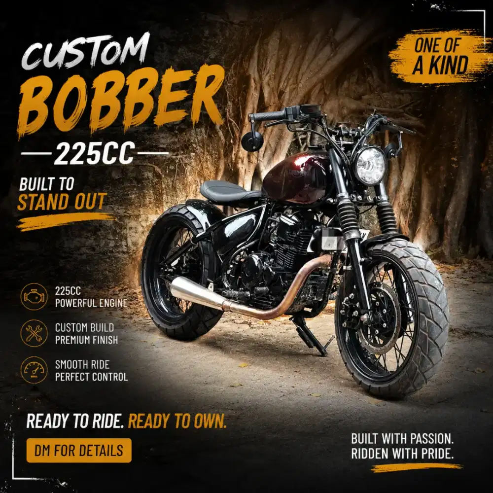 YAMAHA SCORPIO 2011 BOBBER TRIUMPH