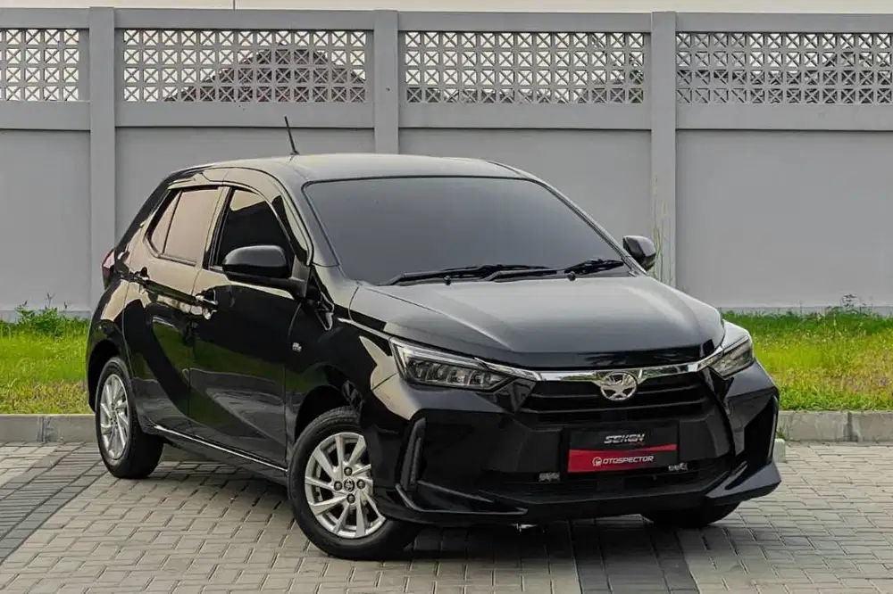 Toyota Agya 1.2G 1.2 G CVT Matic 2023 Hitam. FULL RECORD!!!