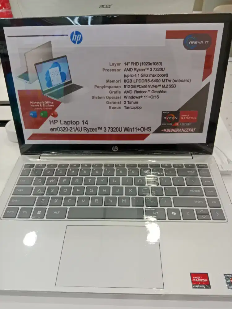 JUAL LAPTOP HP14-EM0320U