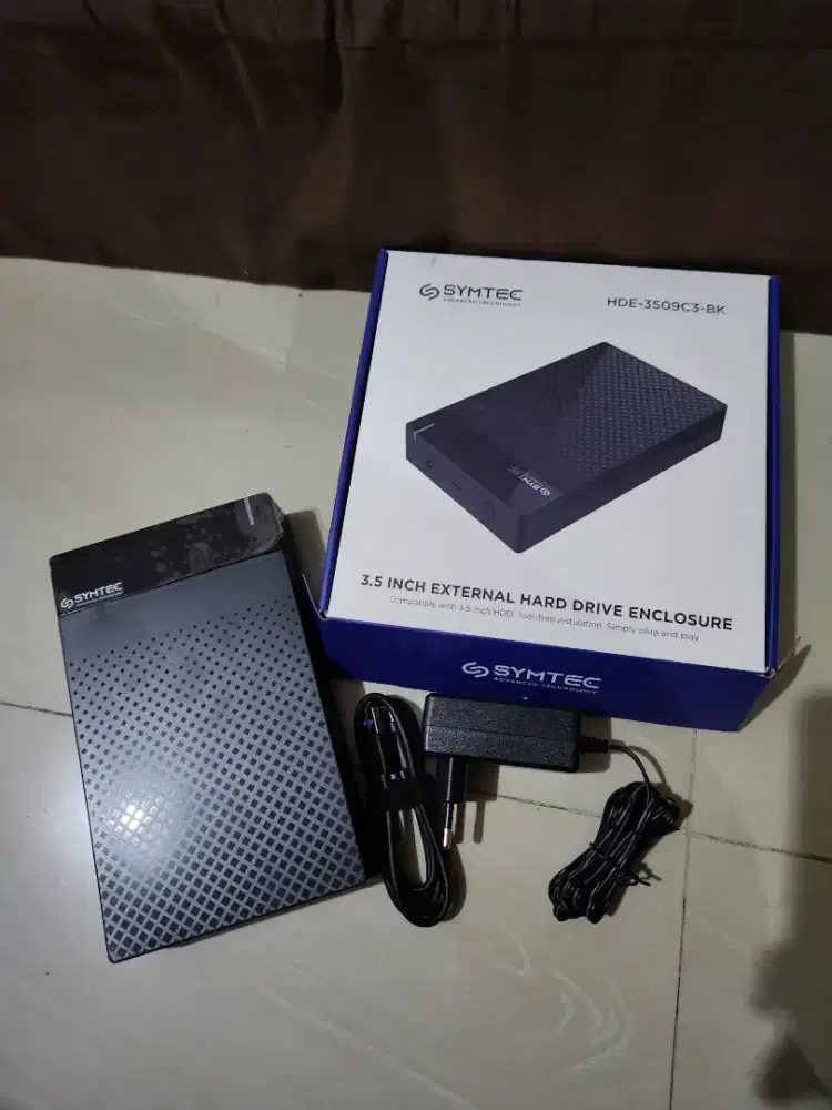 HDD SEAGATE 8 TB + CASING SYMTEC USB