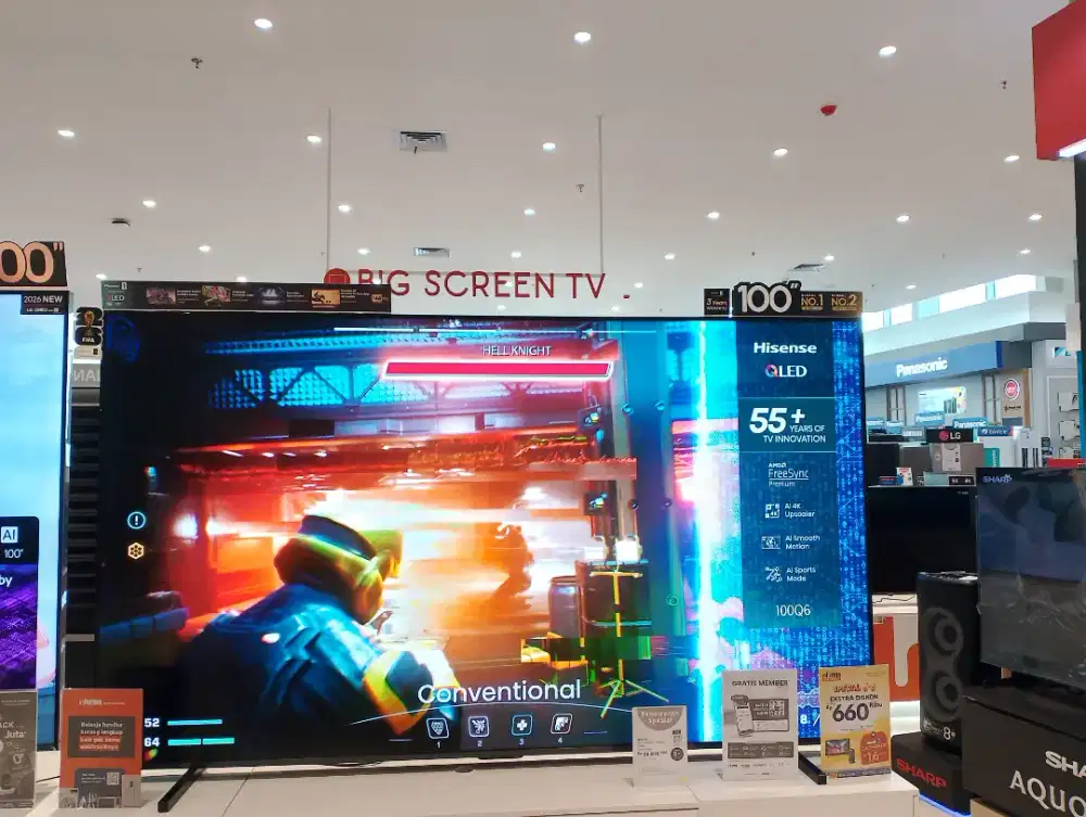 Televisi hisense 100 ic