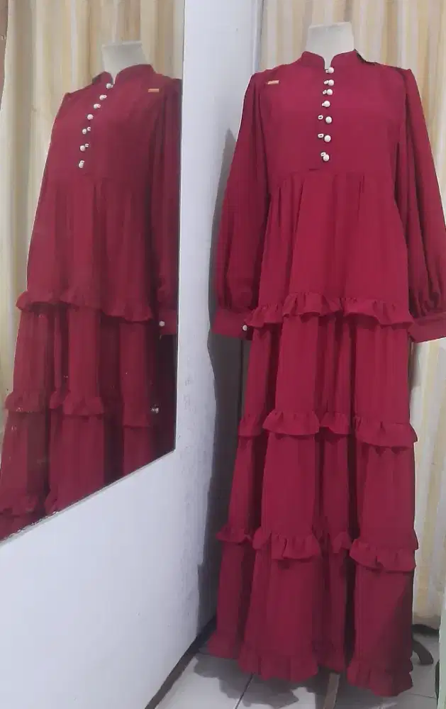 Baju terusan panjang wanita