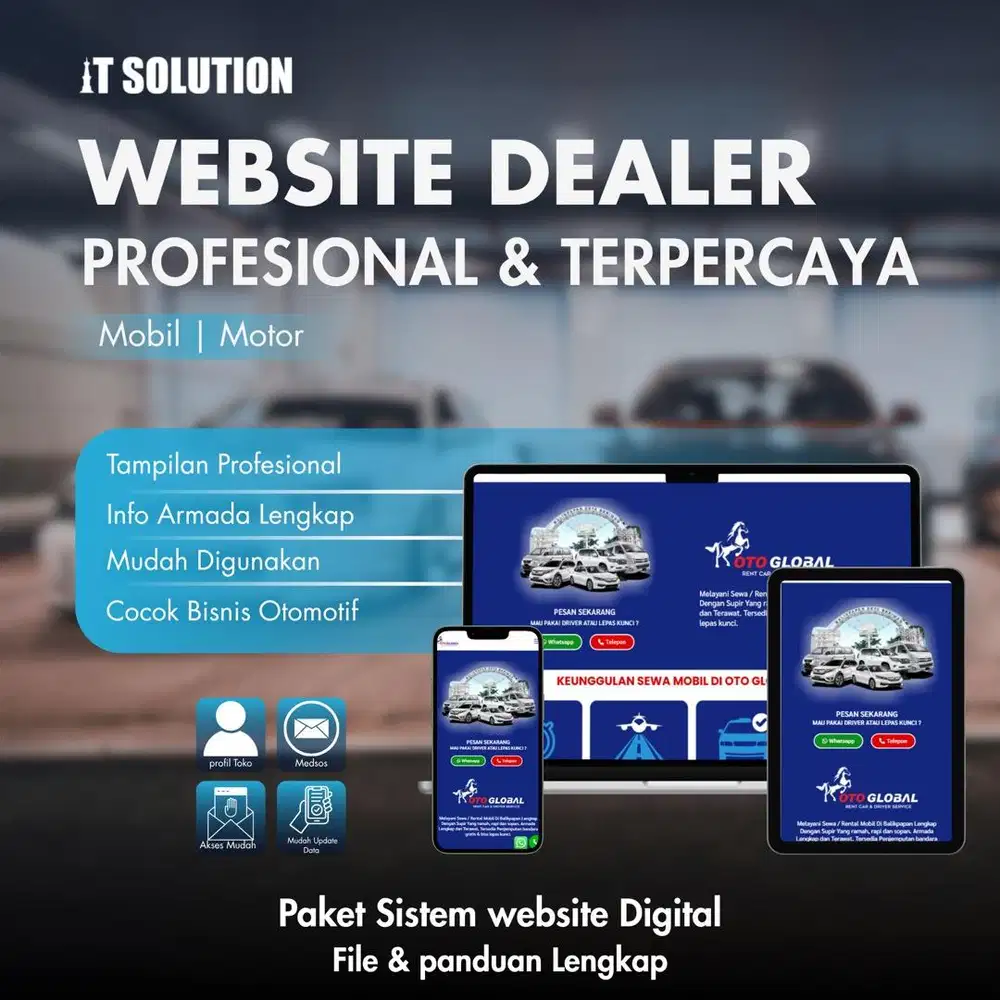 Pembuatan Website Dealer Profesional dan Bergaransi