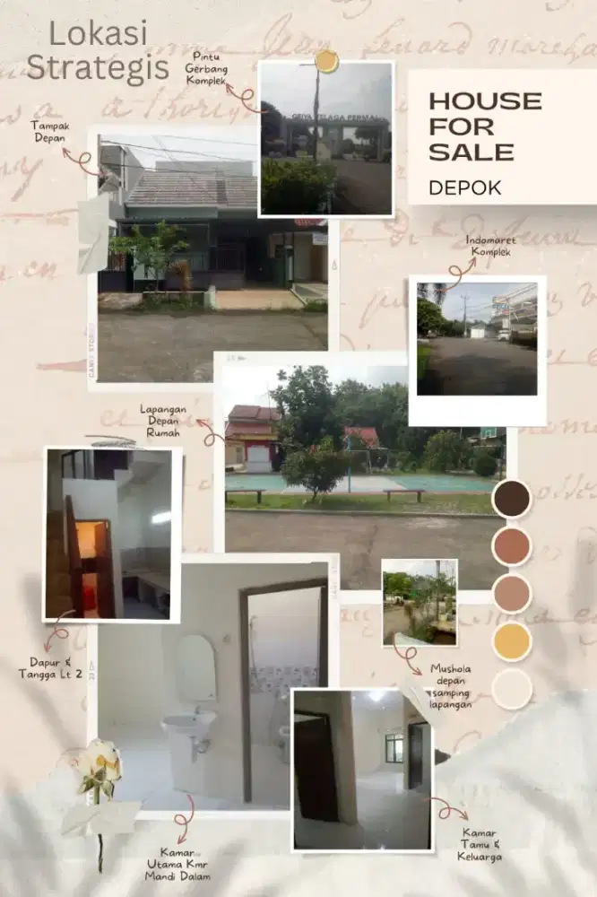 Rumah di jual di Griya Telaga Permai