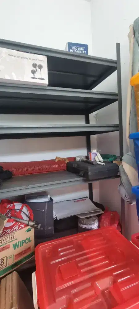 Rak besi alumunium 4 layer
