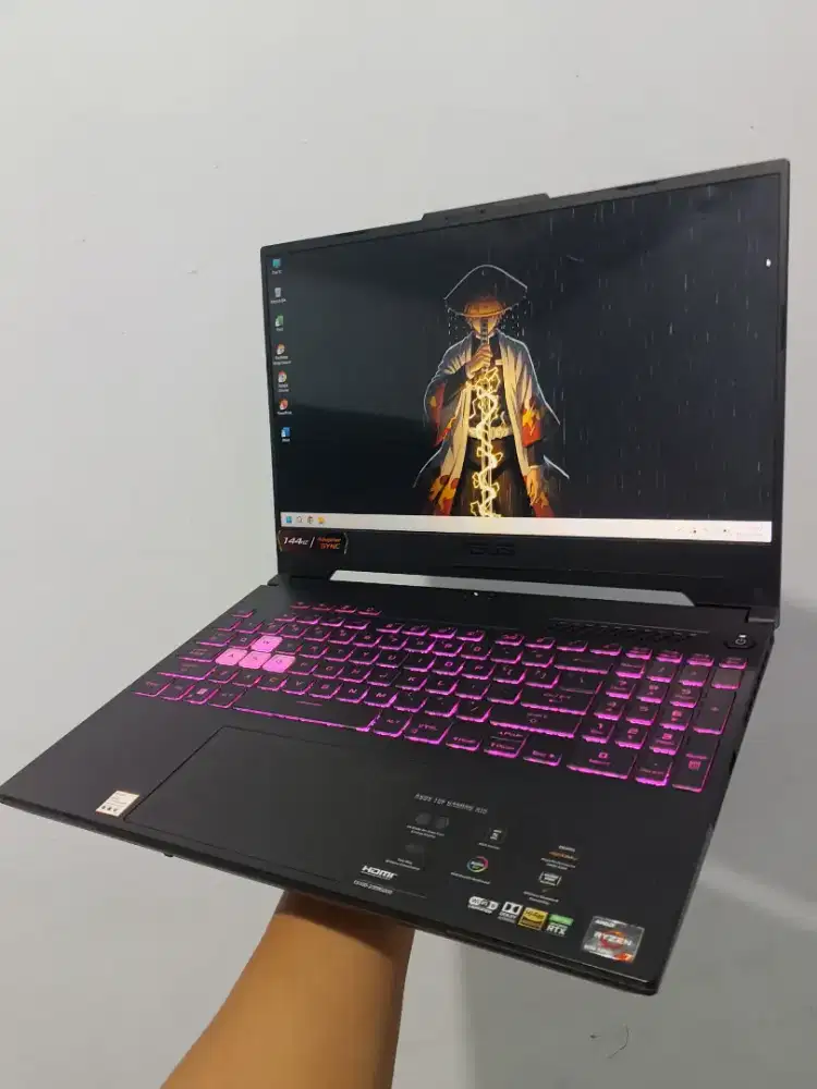 Laptop asus TUF FA507RM RTX3060 6GB Ryzen 7-6800H Fullset
