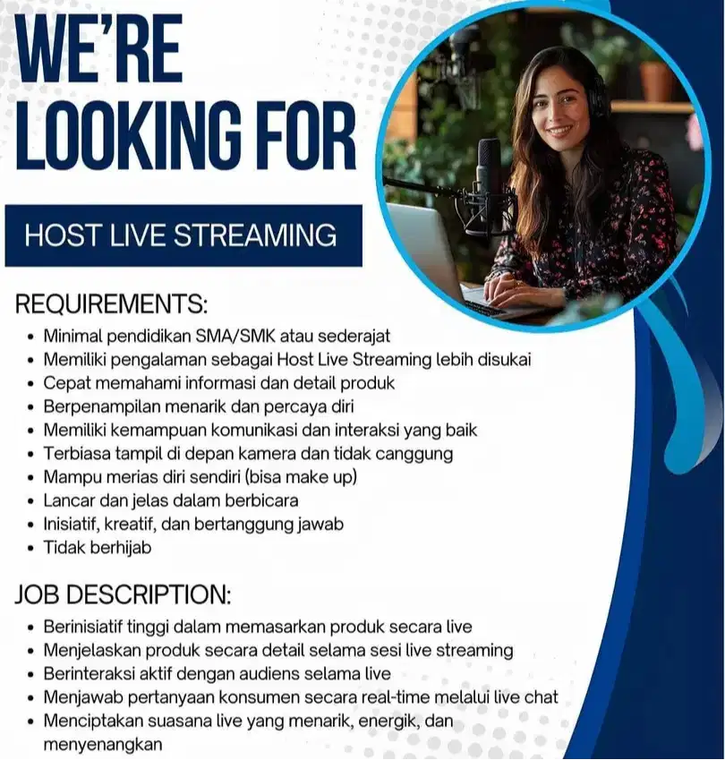 HOST LIVE SEPATU DAN TAS