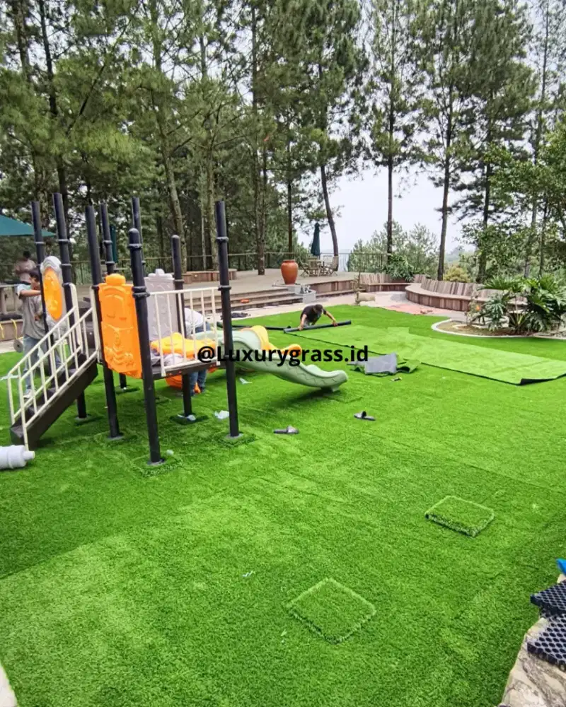 Rumput Sintetis Premium, Hijau Alami Tanpa Perawatan