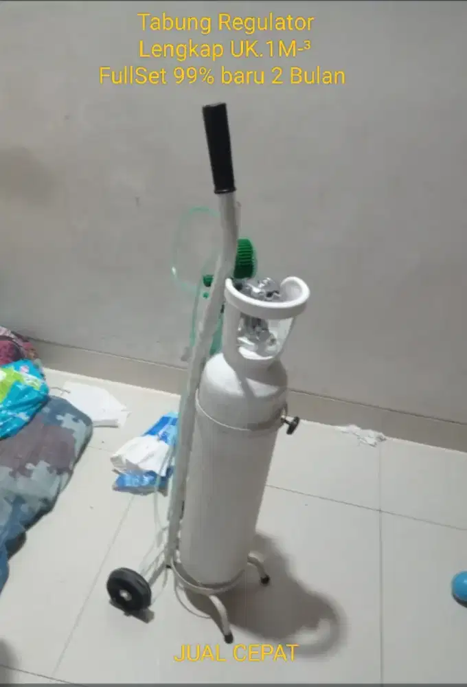 *DIJUAL BU - Tabung Oksigen 1m³ Set Lengkap