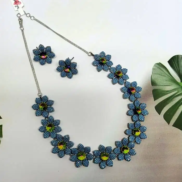 M4 SET KALUNG INDIA CHOKER JEWELRY PERNIKAHAN WEDDING PREMIUM