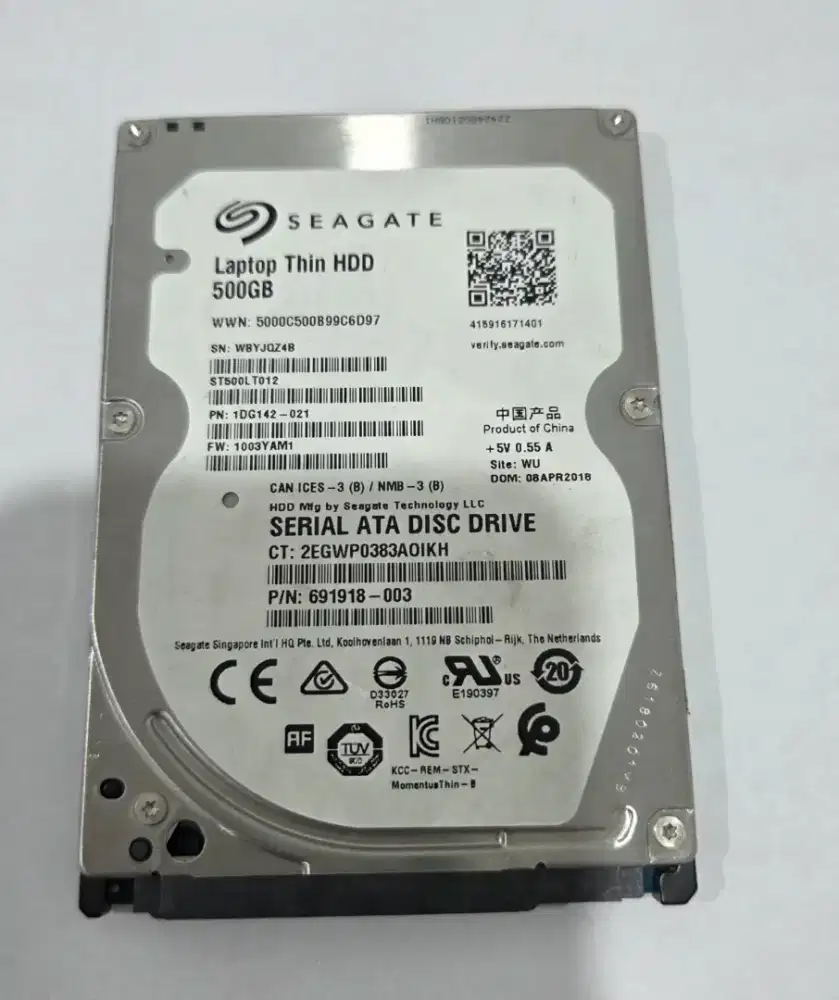 Hard disk 500GB 2.5