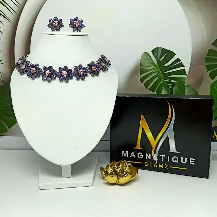 M5 SET KALUNG INDIA CHOKER JEWELRY PERNIKAHAN WEDDING PREMIUM