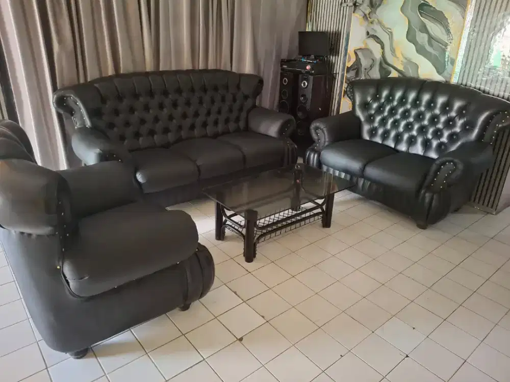 Sofa set Jaguar hitam