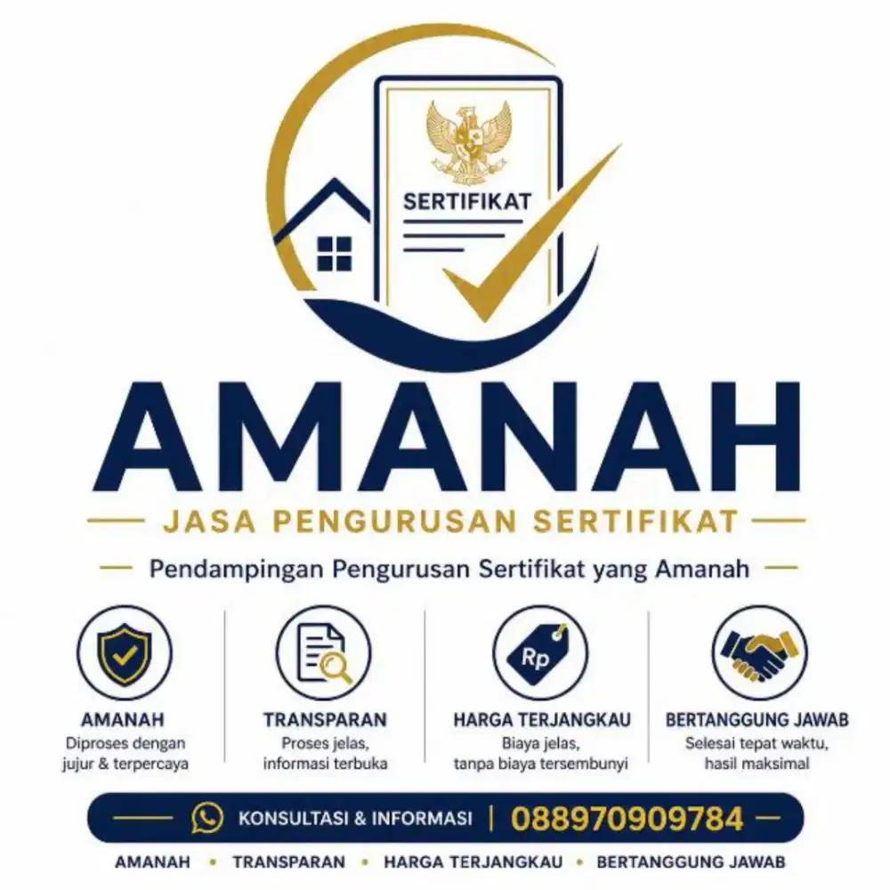 Jasa Pengurusan Sertifikat Tanah Konversi, Turun Waris, Pecah, dll