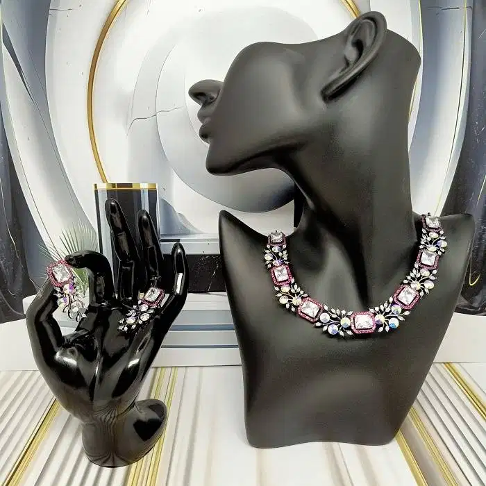 M7 SET KALUNG INDIA CHOKER JEWELRY PERNIKAHAN WEDDING PREMIUM