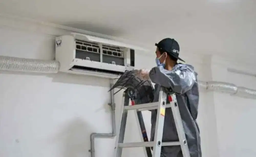 Bongkar atau pasang ac, cuci ac, Servis ac, Tambah/ iSi ulang freon