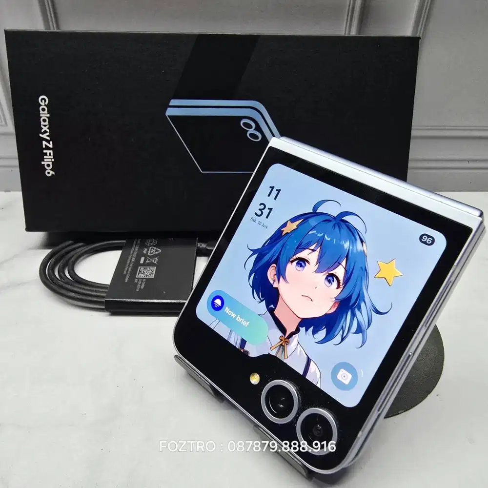 Samsung Galaxy Z Flip 6 12/256GB Fullset Resmi SEIN No Minus