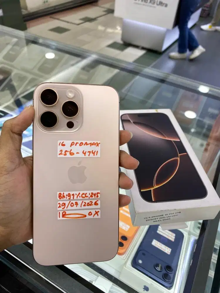 Iphone 16 promax 256 dessert garansi ibox