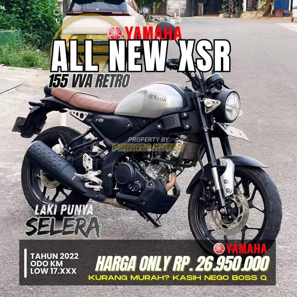CREDIT DP MULAI 1.8 JUTA !!! YAMAHA ALL NEW XSR 155 2022