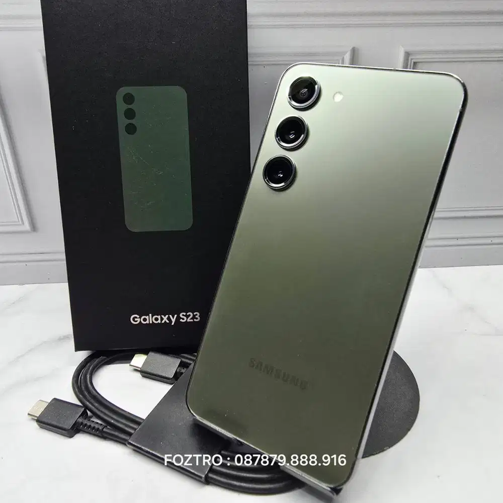 Samsung Galaxy S23 8/256GB Green Fullset Resmi No Minus