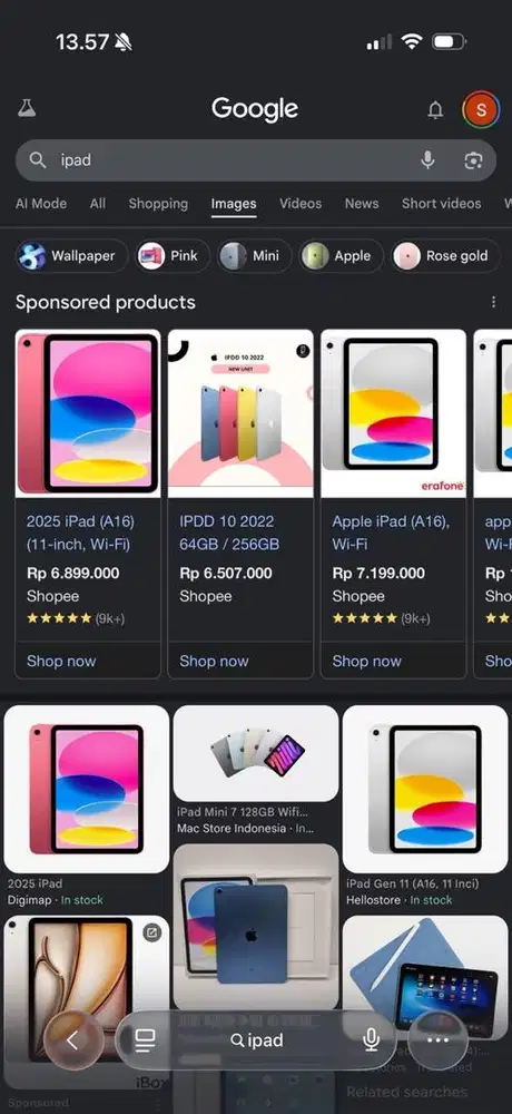 Dicari ipad dan macbook