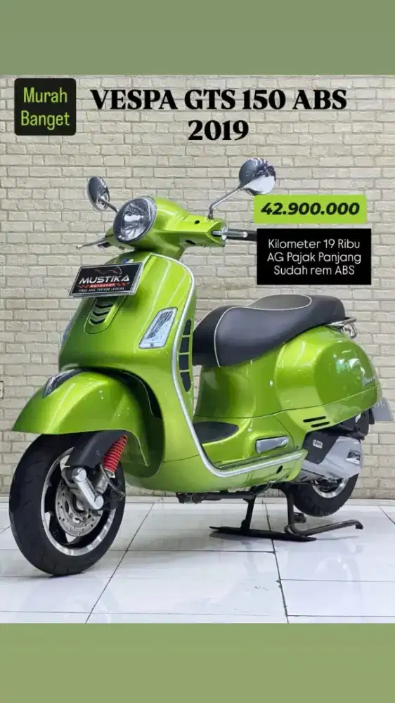 RARE ITEM‼️ Vespa GTS 150 ABS 2019 Green Favorit