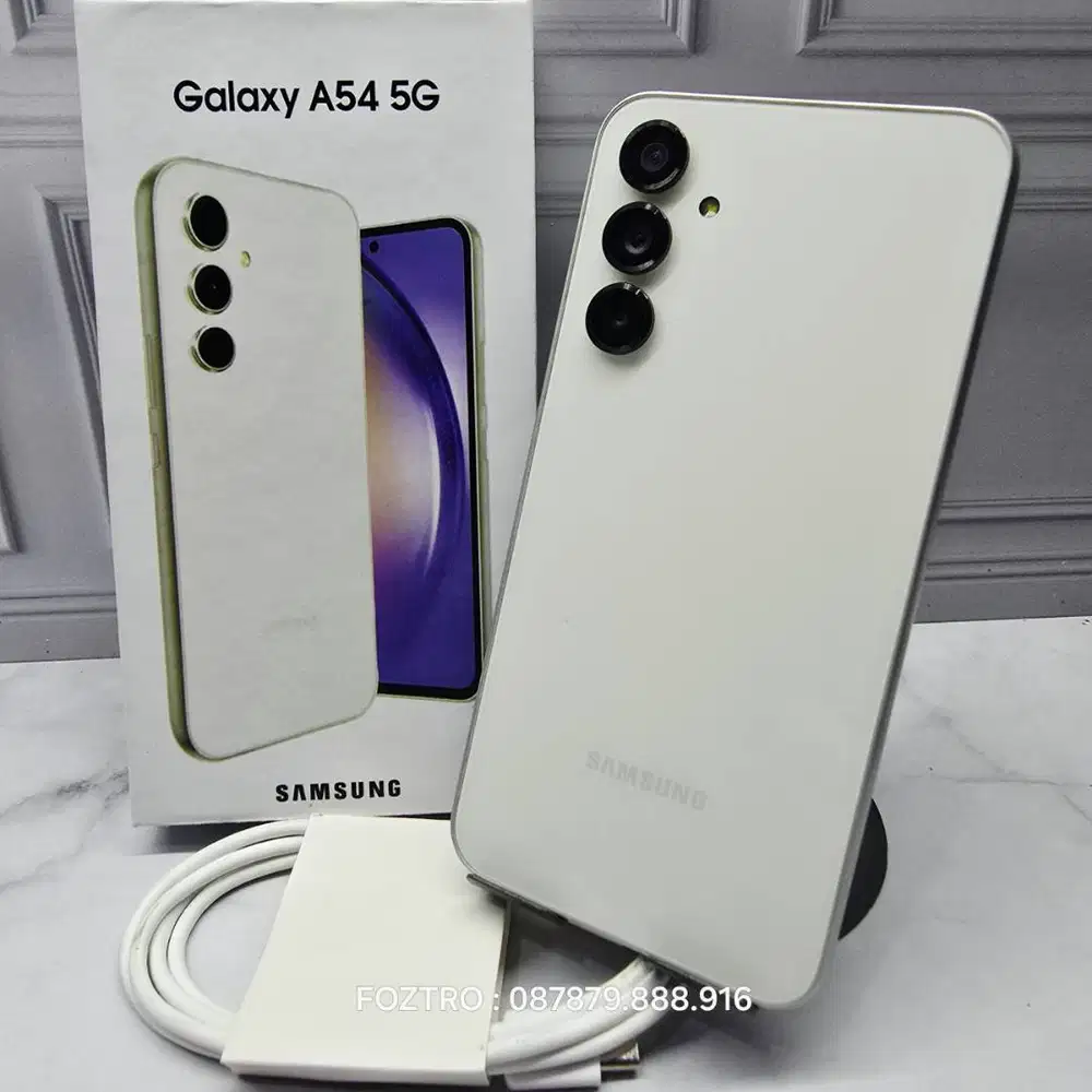 Samsung Galaxy A54 5G 8/256GB White Like New Fullset No Minus