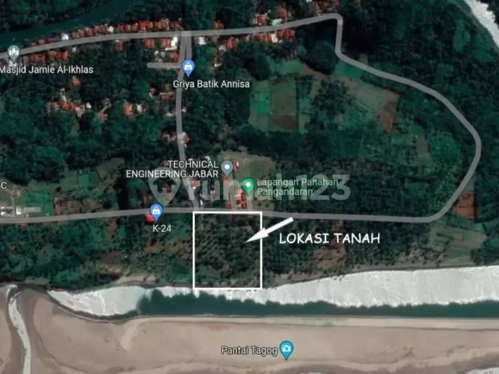 Dijual Tanah Strategis Siap Bangun di Pangandaran Jawa Barat