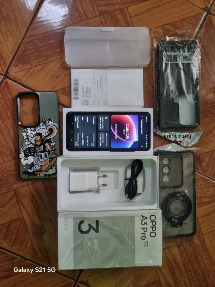 Oppo A3 Pro 5G 8+8/256 Fullset Eks Garansi Resmi