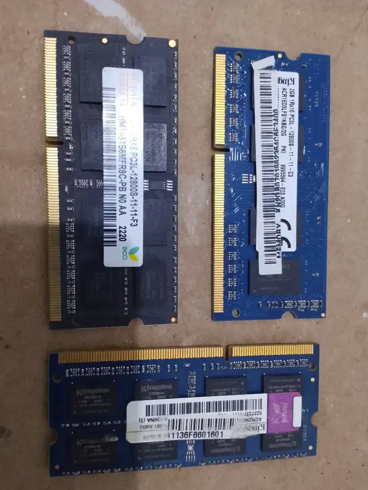 RAM DDR 3, 8GB/ 2GB /4GB