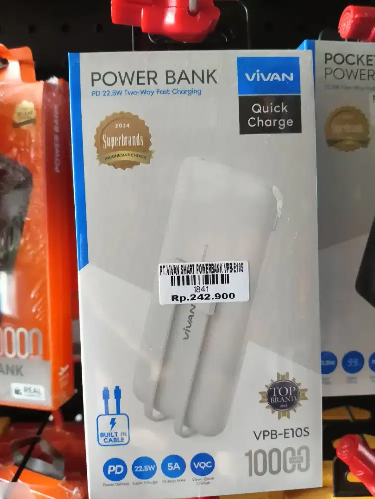 VIVAN SMART POWERBANK VPB-E10S | ATLANTIS DAHSYAT