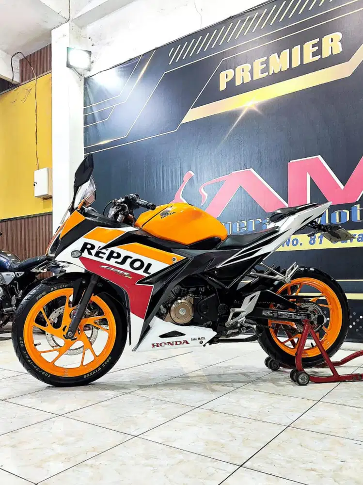 Honda CBR150 R Facelift repsol series TH 2017 super cakep