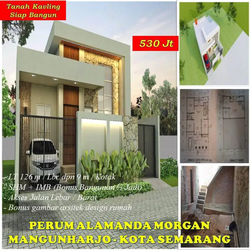 Tanah Siap Bangun Cluster Alamanda Mangunharjo Tembalang Semarang
