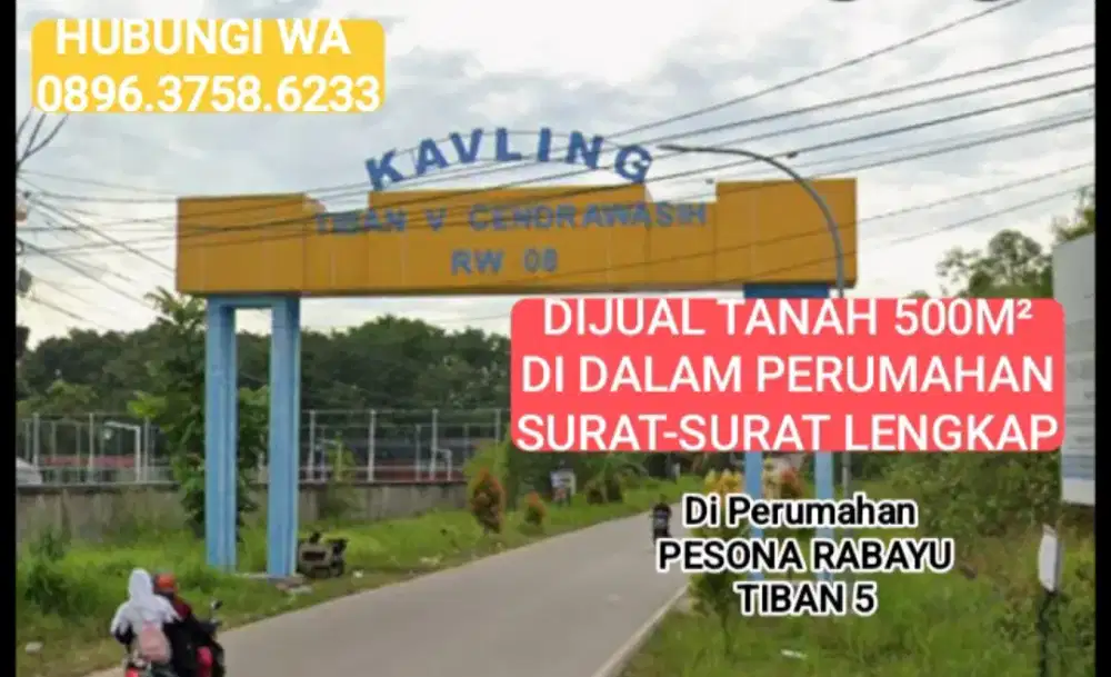 Jual Tanah 500m² Tiban V Pesona Rhabayu