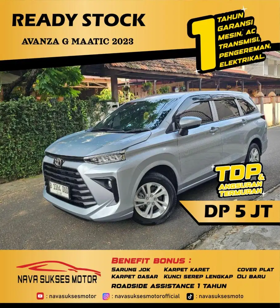 TDP 5 JUTA - AVANZA E MATIC 2023