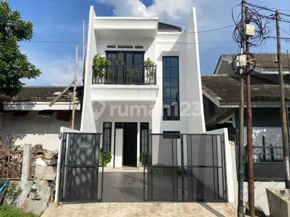 Brand New Rumah Cantik Minimalis Modern Dekat ke Tol Desari