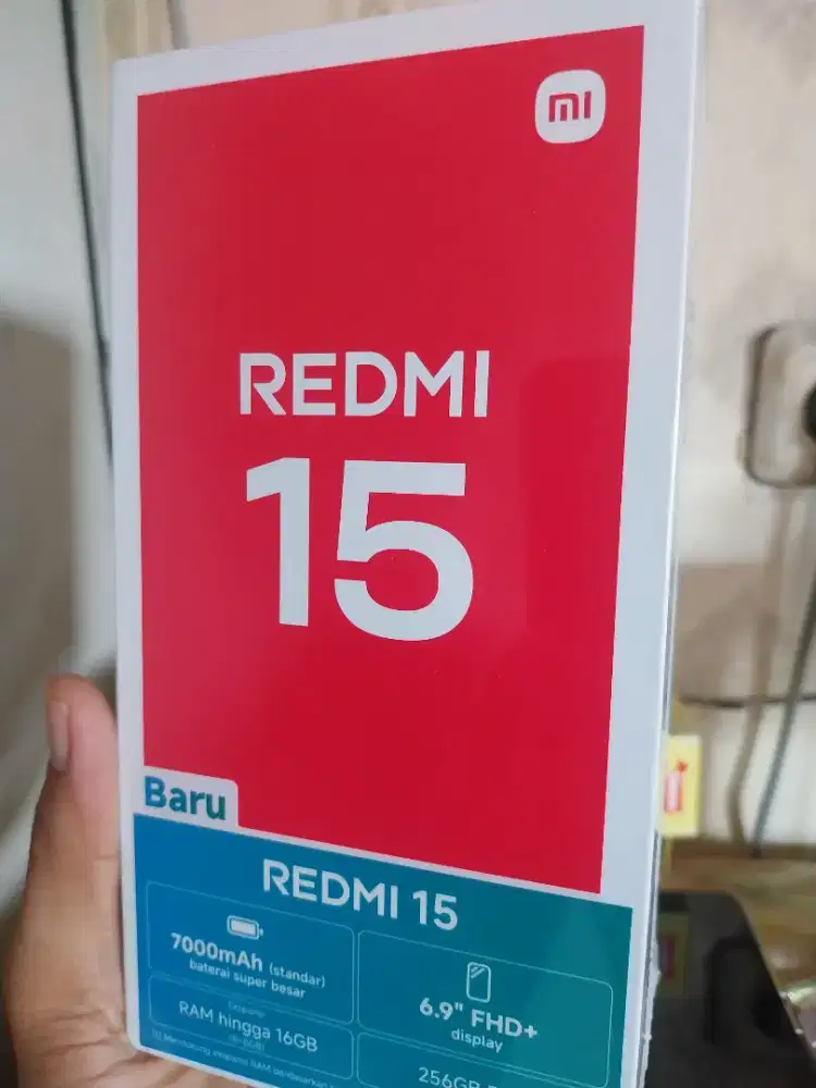 xiaomi redmi 15 8/256 NEW RESMI