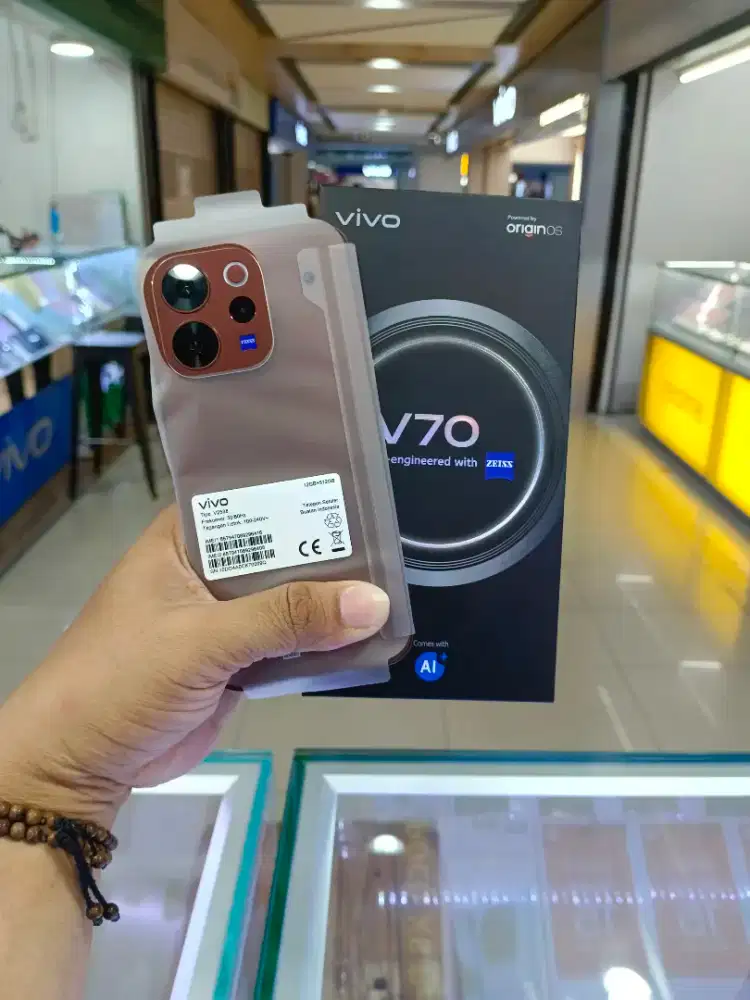 Vivo V70 5G 12/512 Brown BNOB(Brand New Open Box)Garansi Resmi Vivo