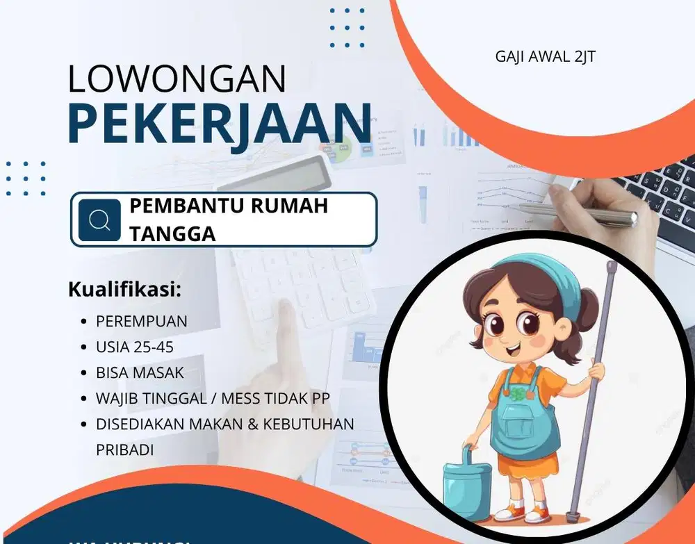 DIBUTUHKAN ART/PEMBANTU WANITA